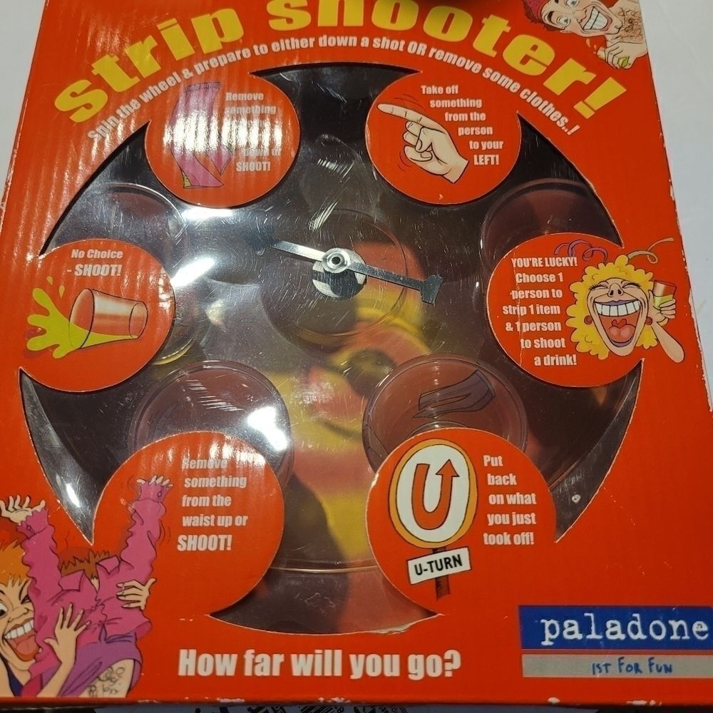 STRIP shooter by Paladone Adult Drinking Glasses Set Fun Game Nwt unopened games